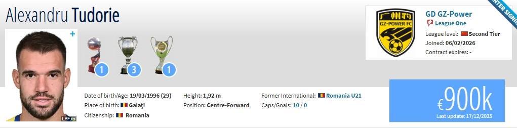 云开体育官网-德转：原武汉三镇外援图多列、原河南后卫刘斌加盟广东广州豹